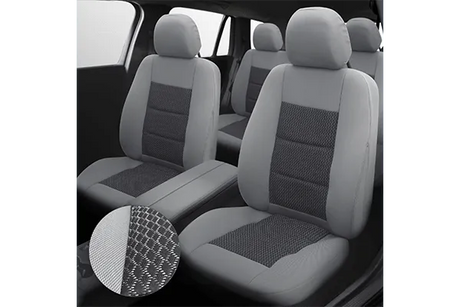 Set huse scaun premium lux gri umb3