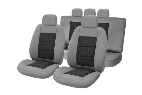 Set huse scaun premium lux gri umb3