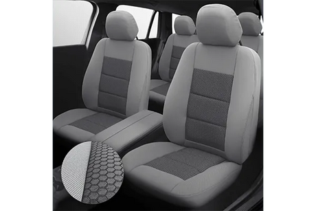 Set huse scaun premium lux gri umb4