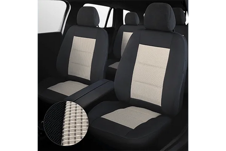 Set huse scaun premium lux negru-bej umb3