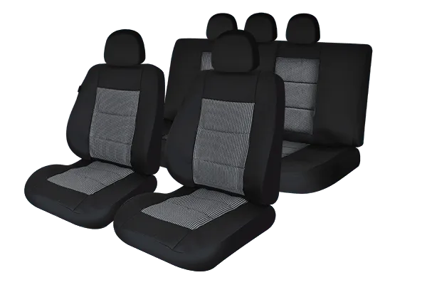 Set huse scaun premium lux negru umb1