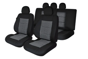 Set huse scaun premium lux negru umb1