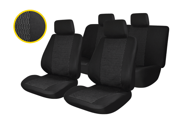 Set huse scaun traffic - negru 007