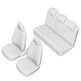 Set huse scaun umbrella pentru ford focus 2012-2018 (bancheta fractionata)