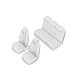 Set huse scaun umbrella pentru renault laguna 2008- (bancheta fractionata) cu tetiere spate in forma de l