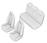 Set huse scaun umbrella pentru seat ateca 2016- (bancheta fractionata)