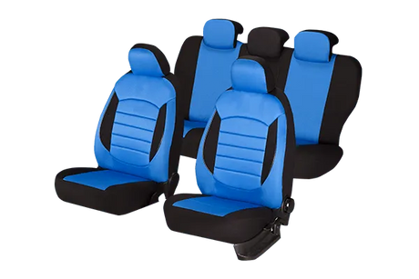 Set huse scaun urban albastru