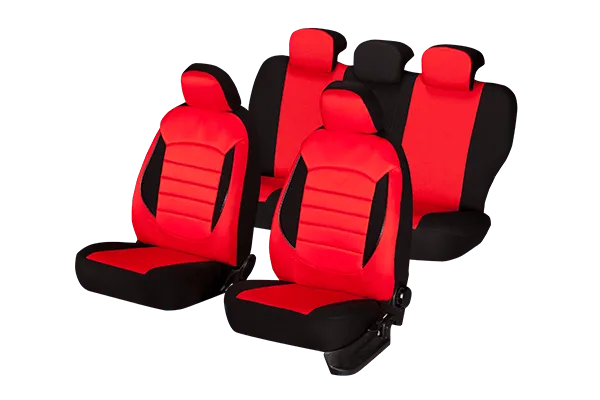 Set huse scaun urban rosu