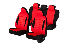 Set huse scaun urban rosu