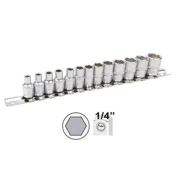 Set tubulare 1/4` hexagonale Jbm 52715