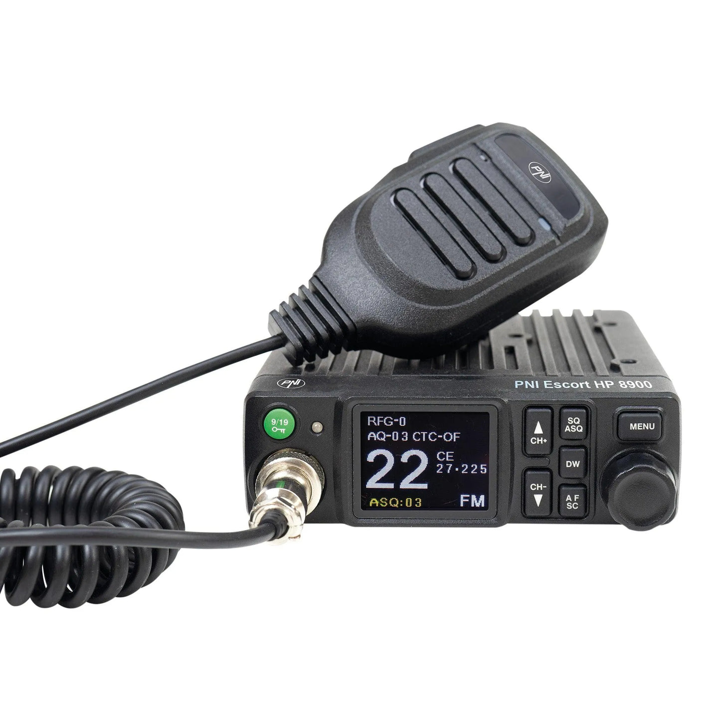 Statie radio cb pni escort hp 8900 asq, 12v/24v, rf gain, roger beep, ctcss-dcs, dual watch am/fm