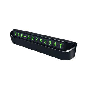 Suport auto de bord pentru afisaj numar de telefon parcare temporara