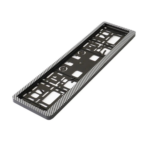 Suport numar inmatriculare mega drive carbon set 2 buc