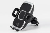 Suport pentru telefon auto smart cu incarcare wireless fast charge si fixare in grila de ventilatie