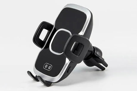 Suport pentru telefon auto smart cu incarcare wireless fast charge si fixare in grila de ventilatie