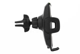Suport pentru telefon auto smart cu incarcare wireless fast charge si fixare in grila de ventilatie