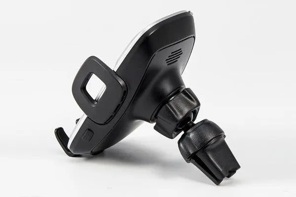 Suport pentru telefon auto smart cu incarcare wireless fast charge si fixare in grila de ventilatie