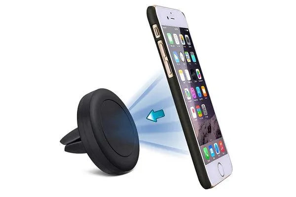 Suport telefon auto magnetic cu fixare in grila de ventilatie