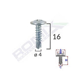 Surub autoforant din zinc 4.2x16 set 100 buc