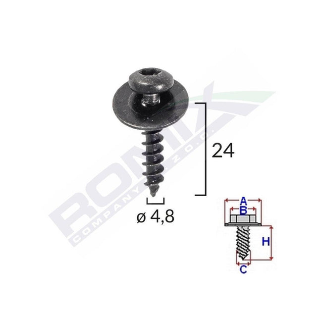 Surub capac motor pentru renault set 10 buc