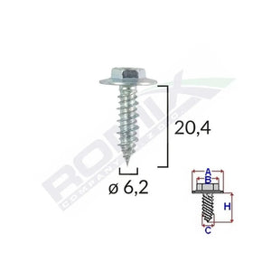 surub-cu-saiba-alfa-romeo-fiat-6-2x20-4mm-set-10-buc-1
