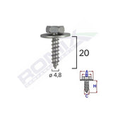 Surub fixare elemente motor pentru toyota 4.8x20mm set 10 buc