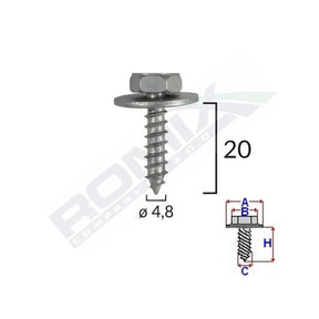 surub-fixare-elemente-motor-pentru-toyota-4-8x20mm-set-10-buc-1