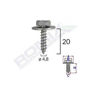 surub-fixare-elemente-motor-pentru-toyota-4-8x20mm-set-10-buc-1