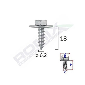 surub-fixare-elemente-motor-pentru-toyota-6-2x18mm-set-10-buc-2