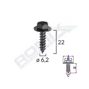 surub-fixare-elemente-motor-pentru-toyota-6-2x22mm-set-10-buc-1