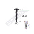 surub-fixare-pentru-alfa-romeofiat-4-7x25-3mm-negru-set-10-buc-1