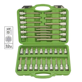 Trusa capete tubulare torx pentru suruburi cu 32 piese jbm