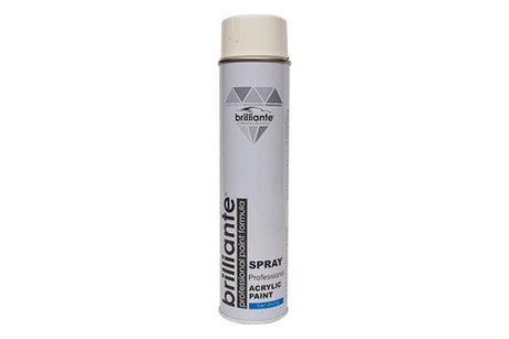 Vopsea spray acrilica alb pur lucios (ral 9010) 600 ml brilliante