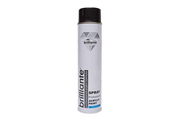 Vopsea spray acrilica negru lucios (ral 9005) 600 ml brilliante