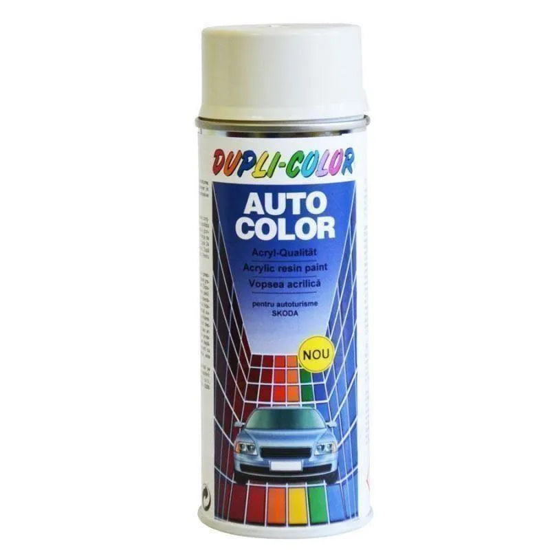 Vopsea spray auto skoda alb candy 1026 dupli-color