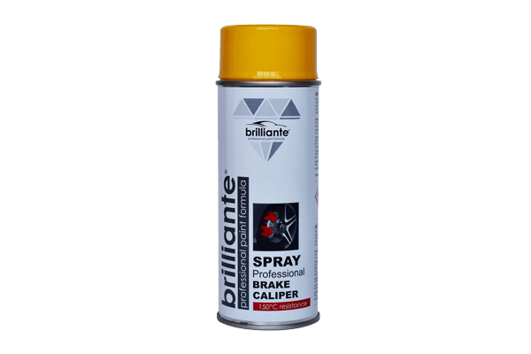 Vopsea spray galben pentru etriere frane (ral 1023) 400ml brilliante