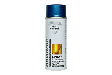 Vopsea spray metalizata albastru 400 ml brilliante