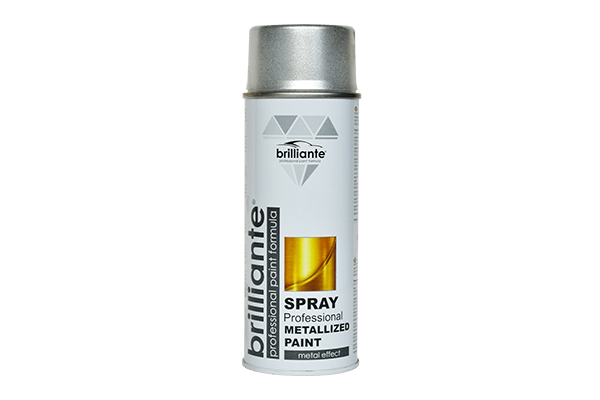 Vopsea spray metalizata gri 400 ml brilliante