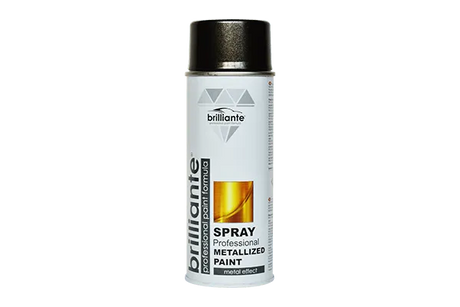 Vopsea spray metalizata negru 400 ml brilliante