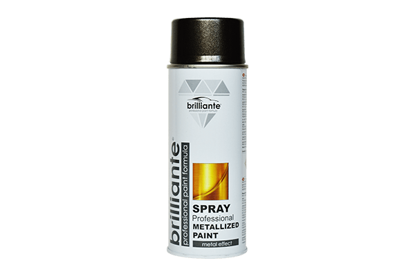 Vopsea spray metalizata negru 400 ml brilliante